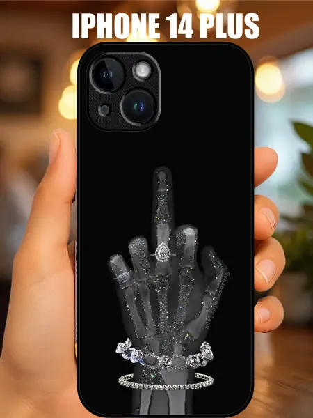 CaseONEshop Чехол на iphone 14 plus с принтом рука