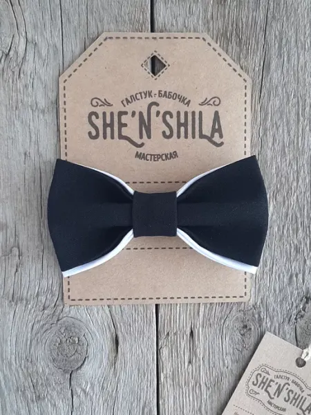 Shenshila Бабочка черная, школьная