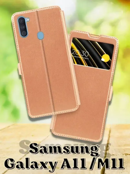 SlipCover Чехол книга для телефона Samsung Galaxy A11, M11, Чехол книж…