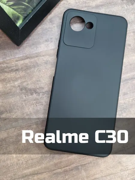 MixCase Чехол на Realme C30 черный