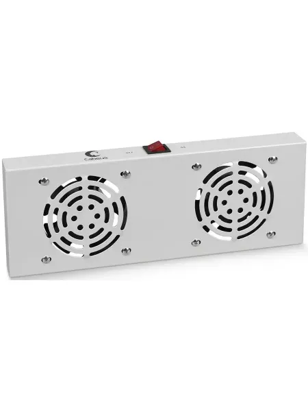 Cabeus Модуль вентиляторный TRAY-FAN2 2 вент. серый