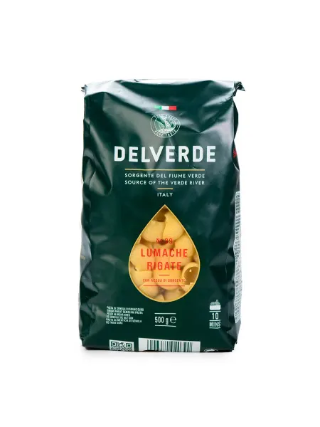 Макаронные изделия улитки рифленые №39 Del Verde 500 г