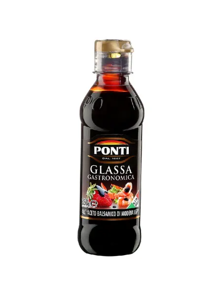 PONTI Топпинг Glassa на основе бальзамического уксуса Модены 0,25л
