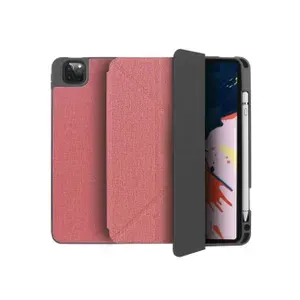 Чехол G-Case iPad mini 6 / 7 с держателем для Apple Pencil Y-сложение + Camera Fold розовый Denim Classic Plus