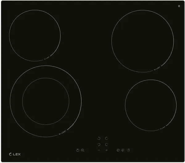 LEX Варочная поверхность EVH 641A BL черный