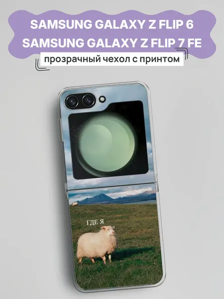 Samsung Чехол на Galaxy Z Flip 6 Z Flip 7 FE прикольный