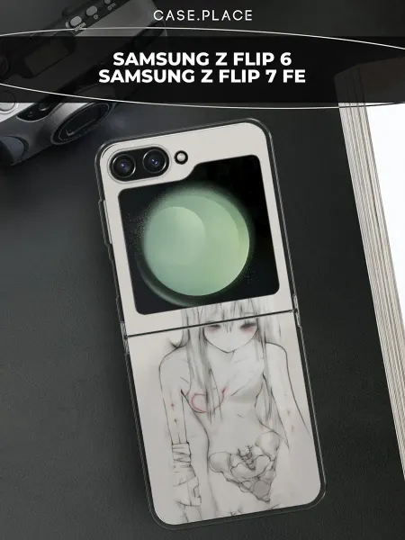 Samsung Чехол на Z Flip 6 Z Flip 7 FE аниме