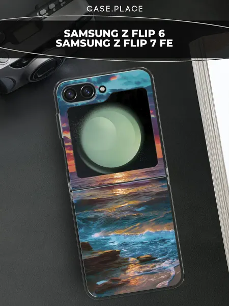 Samsung Чехол на Z Flip 6 Z Flip 7 FE море