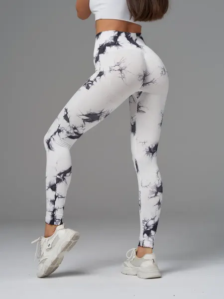 REAL BEAUTIFUL Леггинсы спортивные бесшовные Push-Up лосины для фитнеса