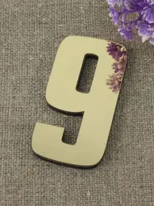 Наклейка цифра на дверь "6/9" зеркальная
