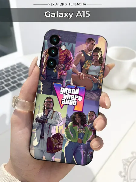Case.96 Чехол на Samsung Galaxy A15 GTA 6
