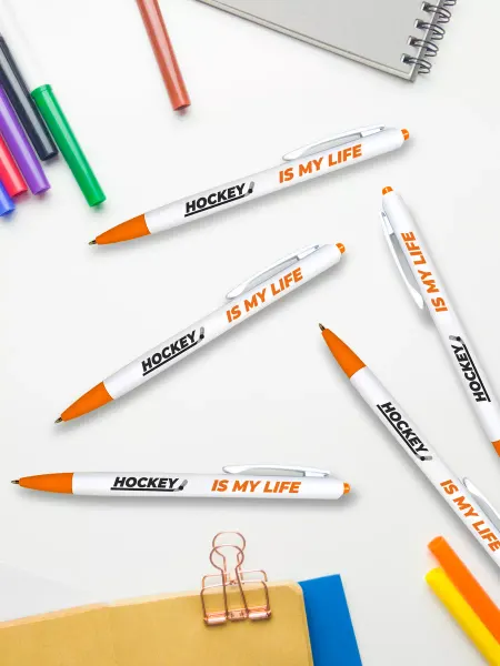 Aika "Яркость и стиль в спорте" Набор шариковых ручек "Hockey Is my life"