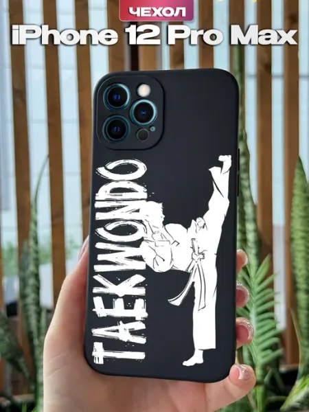 PBl store Чехол на iPhone 12 Pro Max с принтом Сноубордист