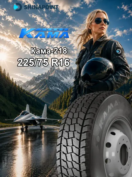 Кама Шины всесезонные R16 225 75 121 N автомобильная всесезонная
