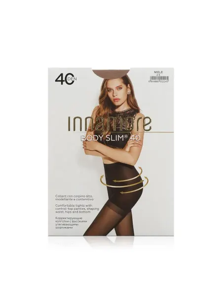 INNAMORE Колготки женские Body Slim, 40 ден, miele