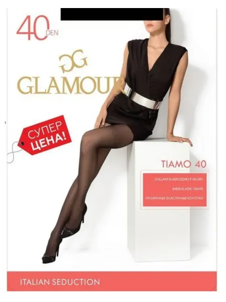 Glamour колготки капроновые Колготки Tiamo 40 DAINO