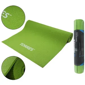 Коврик для йоги Torres Comfort 6 YL10036, толщина 6 мм, ПВХ, зеленый
