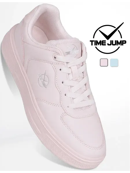 TimeJump Кеды женские летние на платформе розовые дышащие