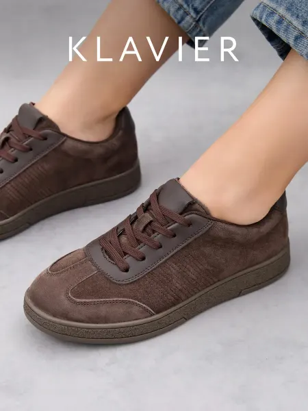 KLAVIER Кеды коричневые женские