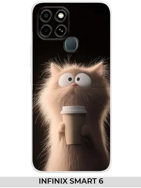 Infinix Чехол на Smart 6 с принтом