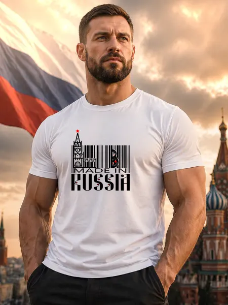 Знак Родины Sale Футболка с принтом большие размеры Русский стиль