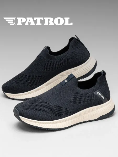 PATROL Кроссовки слипоны мужские дышащие