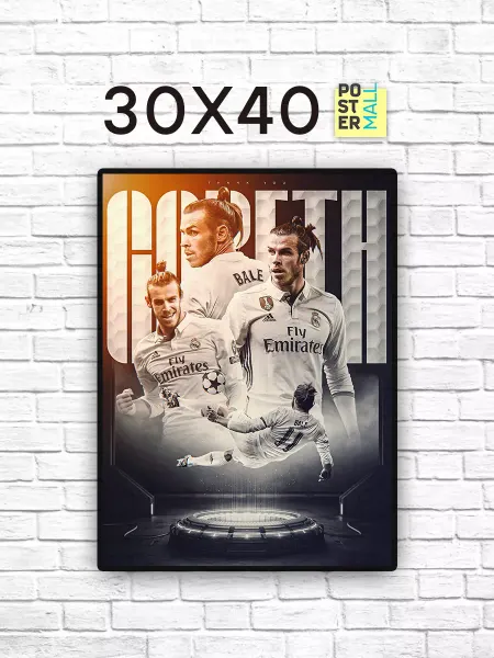 Poster Mall Постер на стену Футбол - Гарет Бэйл 30х40