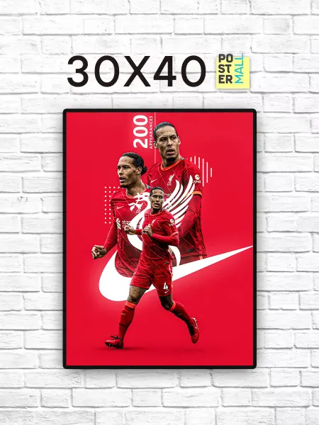 Poster Mall Постер на стену Футбол - Вирджил ван Дейк 30х40
