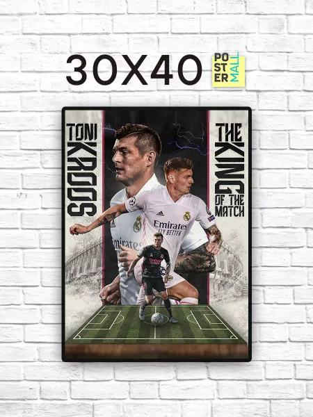 Poster Mall Постер на стену Футбол - Тони Кроос 30х40