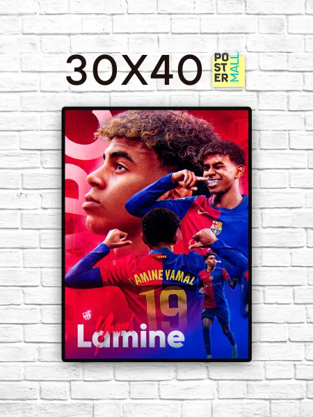 Poster Mall Постер на стену Футбол - Ламин Ямаль 30х40