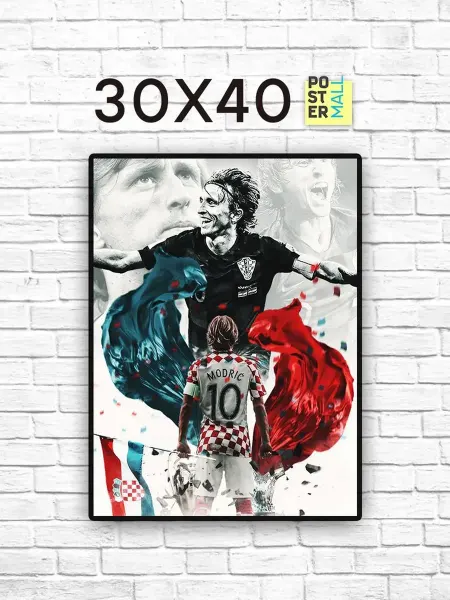 Poster Mall Постер на стену Футбол - Лука Модрич 30х40
