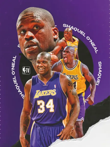 Poster Mall Постер на стену Баскетбол - Шакил Онил Shaquille O'Ne 50х70