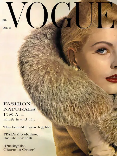 Poster Mall Постер на стену Ретро обложка журнала Vogue USA 50х70