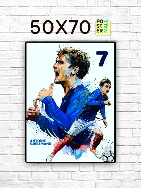 Poster Mall Постер на стену Футбол - Антуан Гризманн 50х70