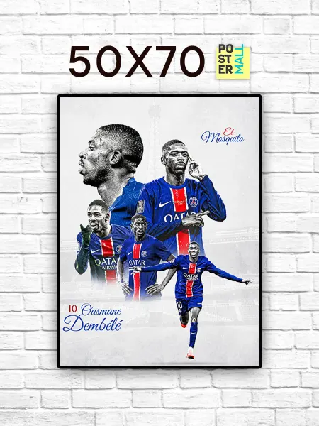 Poster Mall Постер на стену Футбол - Усман Дембеле 50х70