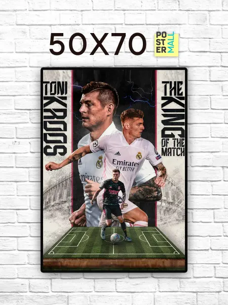 Poster Mall Постер на стену Футбол - Тони Кроос 50х70