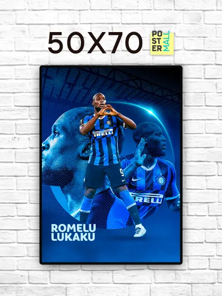 Poster Mall Постер на стену Футбол - Ромелу Лукаку 50х70