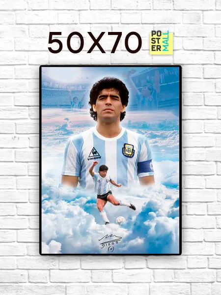 Poster Mall Постер на стену Марадона 50х70
