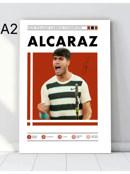 A.R.I Постеры на стену Carlos Alcaraz A2 без рамки
