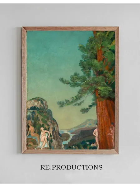 Re.productions Постер On the Cliffs - Arthur Bowen Davies