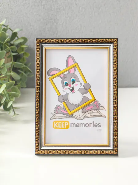 Keep memories Фоторамка Камея 10х15 см, серебро