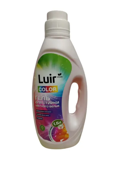 Гель для стирки цветного белья 1 5 л Luir