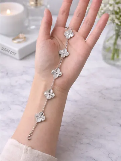 Браслеты для женщин и для девочек Clever, Van Cleef, не меняет цвет и не темнеет