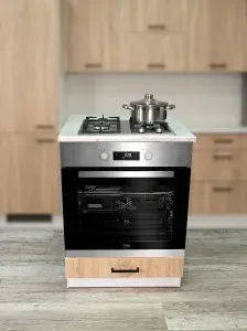 Кухонный модуль напольный под духовой шкаф 60 см, без столешницы