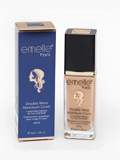 Тональный крем для лица Emelie SPF 25, увлажняющий, матовый тон, 40 мл, 1,3, E-103