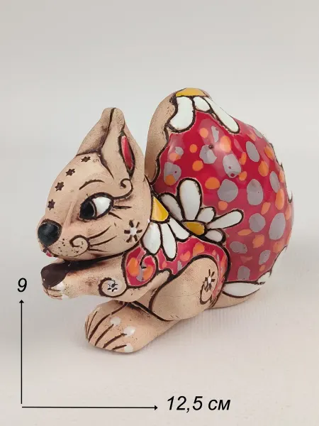 Ceramic Fauna Керамическая статуэтка Белка