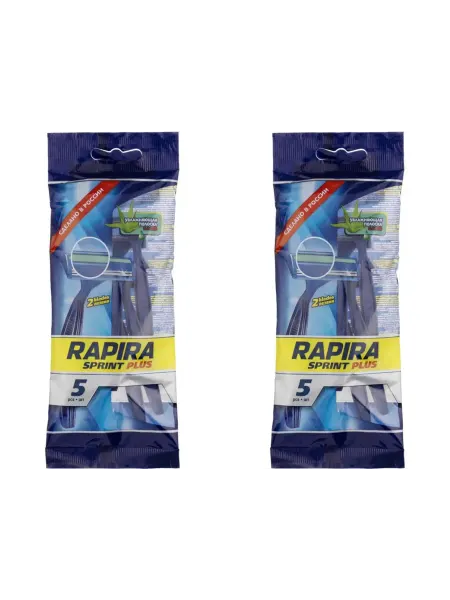 Rapira Бритва одноразовая Sprint Plus, 5шт 2уп
