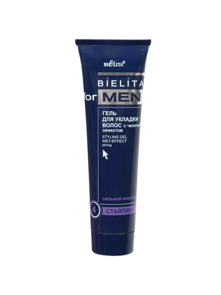 Белита "Bielita for Men" Гель для укладки волос с мокрым эфф