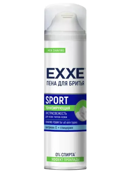 EXXE Пена для бритья Sport Energy 200мл