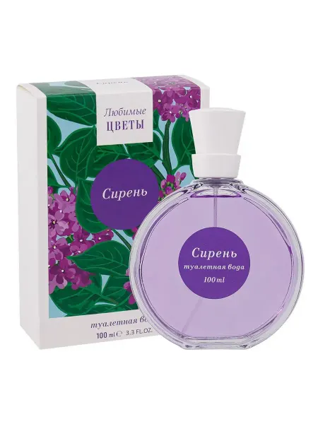 Delta PARFUM Туалетная вода женская Любимые цветы сирень, 100 мл